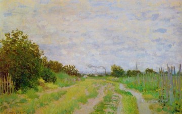 クロード・モネ Painting - アルジャントゥイユ・クロード・モネのブドウ畑の小道